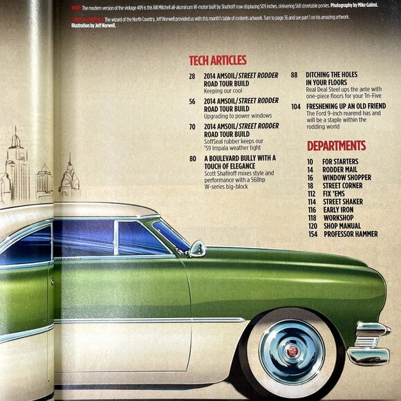 Street Rodder Magazine October 2014 u Vol 43 No 10 Car Restoration Tips Tricks T - Picture 4 of 7